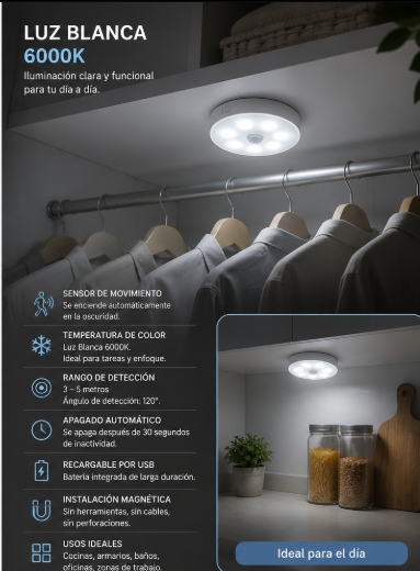 KYZEN MotionLight™ | Intelligente LED-Leuchte mit Bewegungssensor