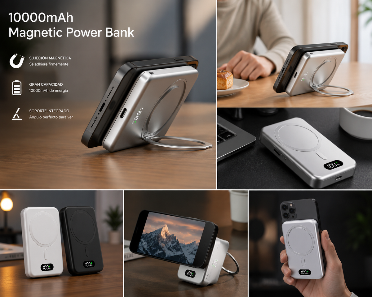 KYZEN Volt™ - Magnetic 10000mAh Wireless Power Bank